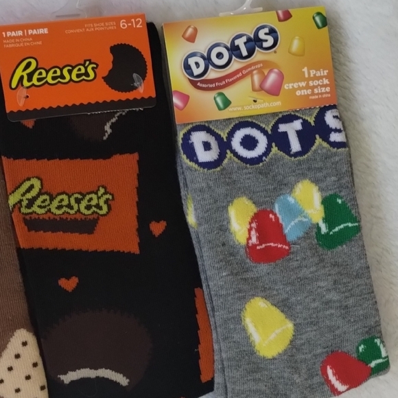 Red Crew Socks - Picture 4 of 4